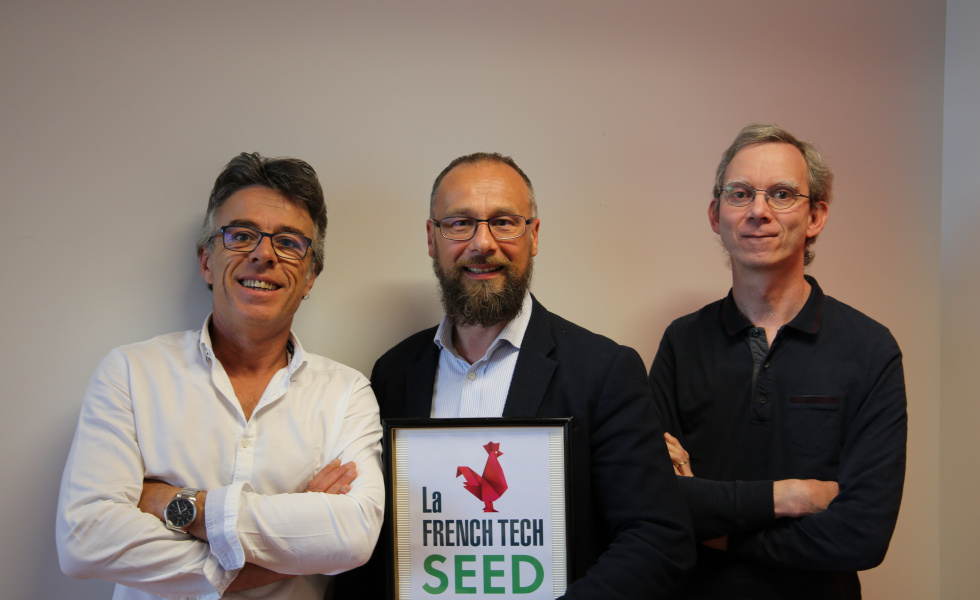 Les cofondateurs de Neurinnov : David Andreu, Serge Renaux, David Guiraud (de gauche à droite). @DR