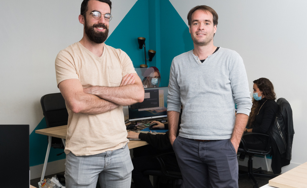 Photo des co-fondateurs de WeFight, Pierre Nectoux et Benoît Brouard @pierre_bruynooghe