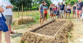 La ferme urbaine d’Oasis Citadine, à Flaugergues, initie à la permaculture.