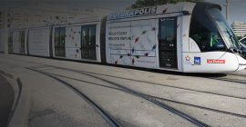 Tramway Futurapolis 2018 à Montpellier